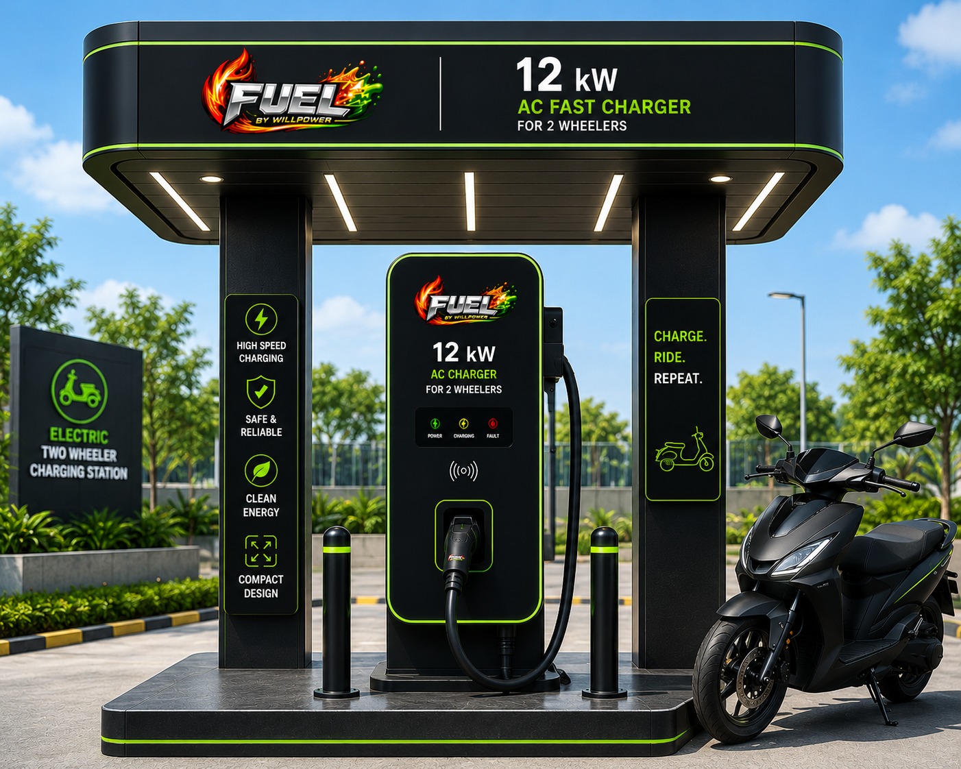 Fuel 12 kW AC Charger